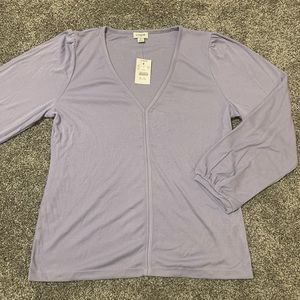 Long-sleeve J. Crew top